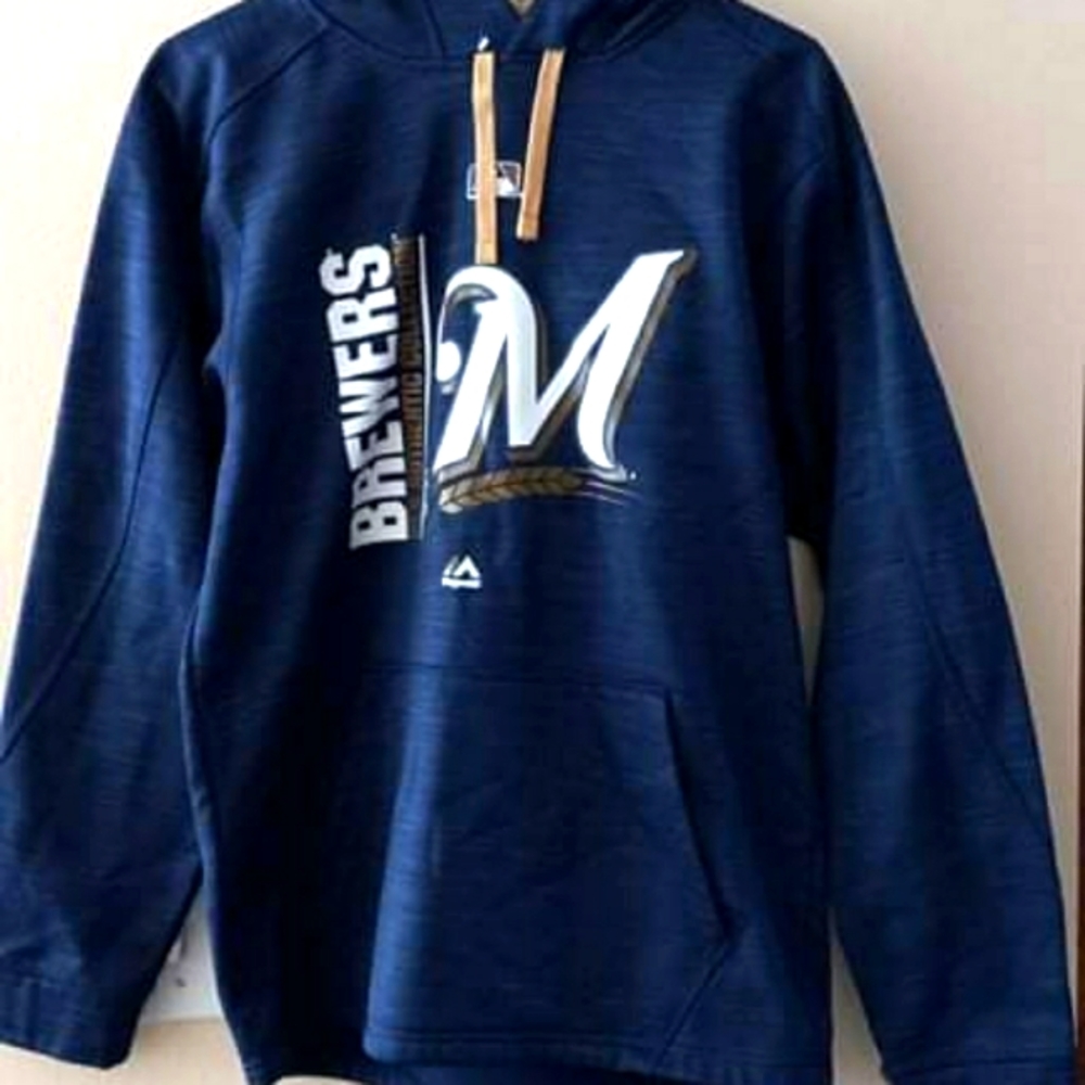 Majestic thermabase s navy hoodie